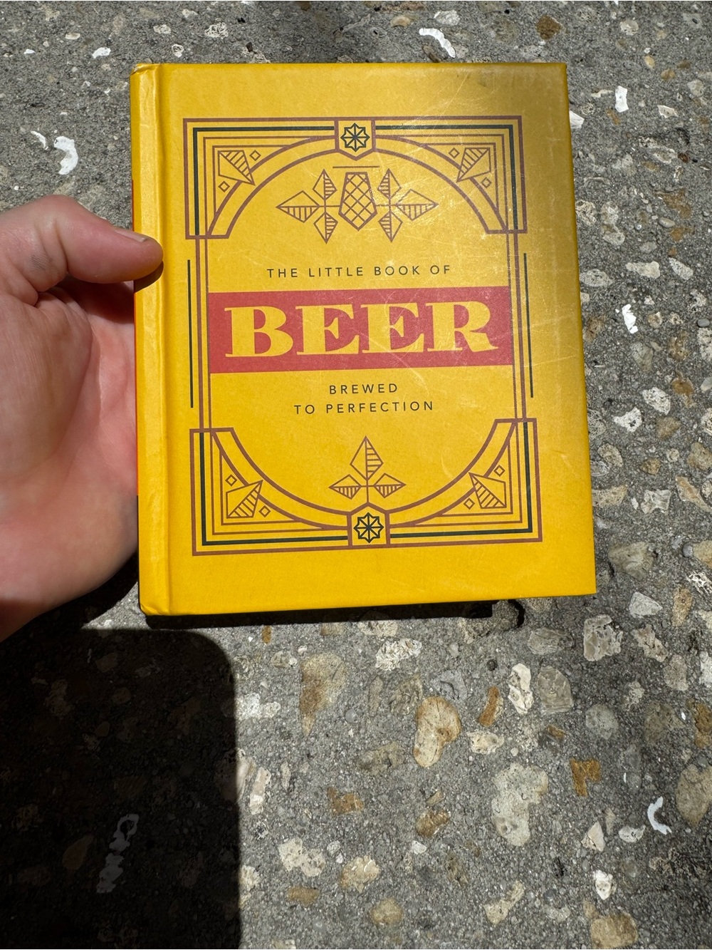 The Little Book of Beer - Yellow Hardcover Guide